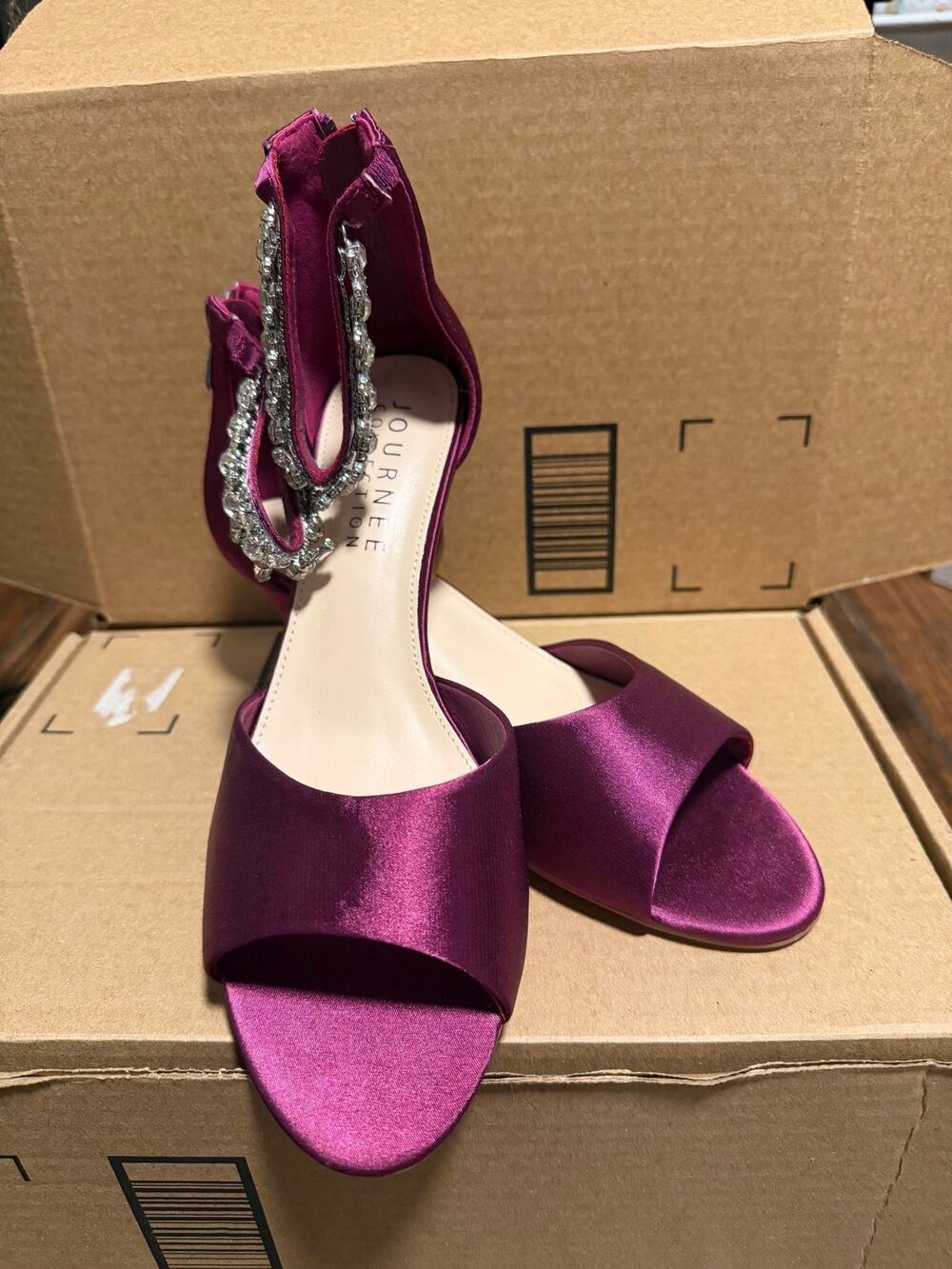 Journee Collection  Jeweled Wedge